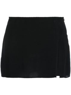 Reformation Kiara side-slit miniskirt - Black