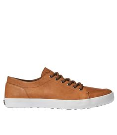 These casual leather shoes provide a broken-in feel from the start, with a supportive footbed and durable outsole for comfort anywhere life takes you. Order regular shoe size. Half sizes order up to next whole size. Soft, full-grain leather upper for a broken-in feel. Leather sustainably-sourced from certified Leather Working Group Gold-rated tannery. Lace-up design allows for customizable fit. True Comfort footbed provides great rebound, comfort and stability. VertiGrip outsole gives excellent Casual Slip-on Walking Shoes In Swift Leather, Casual Swift Leather Lace-up Walking Shoes, Leather Sneakers With Round Toe And Leather Footbed, Rugged Leather Walking Shoes With Removable Insole, Brown Synthetic Sneakers With Leather Sole, Casual Swift Leather Slip-on Walking Shoes, White Sole Rubber Sneakers For Everyday Use, Leather Sneakers With White Sole For Everyday, Sneakers With White Rubber Sole For Everyday Use