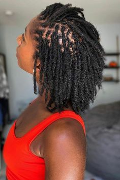 Starter Locs Locs On 4c Hair, Feminine Locs, Short 4c Hair, Dread Journey, Speech Pathologist, Sister Locs, Loc Extensions