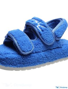 Blue Round Toe Slippers For Spring, Casual Closed Toe Sandals For Winter, Slippers Platform, Ladies Slippers, Fur Sandals, Fall Flats, Women Platform Sandals, Black Slippers, Shoes Flats Sandals