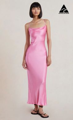 DRESSES - BEC + BRIDGE US Silk Formal Dress, Australian Clothing, Dress Hire, Bec And Bridge, Bec & Bridge, Backless Maxi Dresses, Cowl Neckline, Candy Pink, Pink Candy