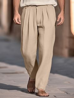 Men's Dress Pants, Mens Linen Pants, Pants Linen, Cotton Linen Pants, Mens Dress Pants, Beach Pants, Summer Pants, Type Of Pants, Holiday Fashion