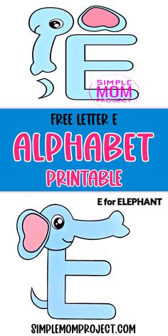 the letter e is for elephant and it's name has been changed to be free