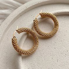 💖 Add a touch of elegance to your aunt's jewelry collection with these stunning gold seed bead hoop earrings. Handmade with care, these unique earrings feature beautiful gold beads that catch the light with every movement. These beaded hoop earrings are truly unique and make the perfect Christmas gift. Surprise her with a gift that that she is sure to adore! * MATERIALS * Hoops are made of high quality Japanese seed beads. Because of it's shape there is no space between each bead in work. Each jewelry looks like it's made of metal not of glass These earrings have latch back stainless steel closure. It doesn't tarnish and causes no allergy 📐 MEASUREMENTS * Earrings diameter: 1.3 inches or 33 mm Care instructions ➖ keep away from moisture ➖ avoid contact with lotion, perfume and cosmetics Gold Beaded Hoop Earrings, Gift Hoop Beaded Earrings, Small Hoop Gold Beaded Jewelry, Handmade Gold Beaded Round Earrings, Handmade Gold Hoop Earrings Elegant Style, Elegant Nickel Free Hoop Beaded Earrings, Handmade Gold Elegant Hoop Earrings, Handmade Elegant Gold Hoop Earrings, Gold Plated Earrings With Gold Beads As A Gift