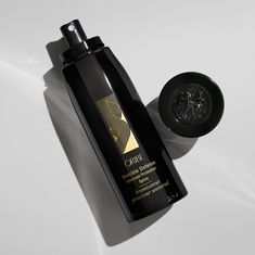 This weightless mist shields hair from thermal damage. Oribe Hair, Oribe Hair Products, Protection Spray, Sacred Stones, Body Moisturizers, Facial Cleansers, How To Clean Makeup Brushes, Cream Concealer, Jeffree Star Cosmetics