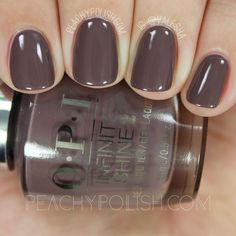 Winter Fingernails, Opi Shades, Matte Make Up, Fingernails Painted, Brown Nail Polish, Brown Nail, Makijaż Smokey Eye, Colorful Nail Designs, Fall Nail Colors