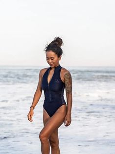 Feel confident in and out of the water with our black one piece swimsuit designed to flatter your shape and will hold you in and accentuate your curves. Keep your skin protected from the sun's harmful UV rays with the sustainable fabric providing UPF 50+ protection. Ultimate comfort with a silky, soft, luxurious Italian fabric. It will last twice as long as a regular one piece swimsuit, made with durable, sustainable fabric. Better for you and better for the planet. Ooze sophistication and style with our elegant black one piece swimsuit. This women's one piece swimsuit is the epitome of timeless grace and effortless allure, taking you from beach to bar. Our black one piece swimsuit was made for you with superior quality, functionality, and fit. The Mentawai in Midnight is the ultimate chic Surf Swimsuit, Resort Outfit, Swimsuit Sale, Swimsuit Design, Sustainable Fabric, Black One Piece Swimsuit, Black One Piece, Swimwear Sale, Black Friday Shopping