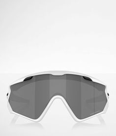 Oakley Wind Jacket 2.0 Prizm™ Sunglasses - White , Men's Mattewhite Lightweight O Matter™ frame sunglasses No slip unobtainium® earsocks and nosepad for increased comfort and performance Three-Point Fit Removable triple-layer face foam for added wind protection High Definition Optics® for crystal clear vision and impact resistance Prizm™ black lenses 100% UV protection Removable strap included. All Oakley eyewear is warranted against breakage due to material or workmanship defect for two years f White Sports Sunglasses With Uv Protection, White Shield Sunglasses For Outdoor Activities With Uva Protection, White Shield Sunglasses With Uva Protection For Outdoor Activities, Optic White Sunglasses With Mirrored Lenses For Outdoor, Optic White Sunglasses With Uva Protection For Outdoor, Outdoor Polarized Shield Sunglasses In Optic White, Outdoor Polarized Optic White Shield Sunglasses, White Polarized Shield Sunglasses For Outdoor, Optic White Shield Sunglasses With Mirrored Lenses For Outdoor