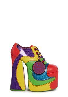 Sixth Doctor, Novelty Fashion, Dress Reference, Rainbow Heels, Oc Maker, Upcycling Projects, Larp Costume