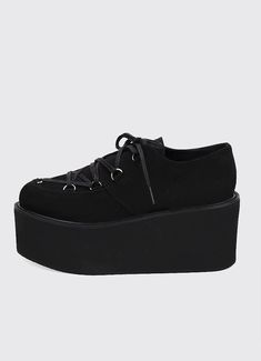 These Black Knight Platform Sneakers are an absolute must-have to complete your wardrobe with the right finishing touches. They feature a lace up design and a 3" inch platform heel making them stand out . The Black Knight Platform Sneakers are a perfect match for a goth aesthetic look or a good contrast to any outfit. •Women Sizes•Lining Material: Faux Leather •Closure Type: Lace-up•Fit: Fits true to size, take your normal size•Closure Type: Lace-up The Black Knight, Black Knight, Goth Aesthetic, Aesthetic Look, Blackest Knight, Outfit Women, Platform Heel, Platform Sneakers, Clothes Gift