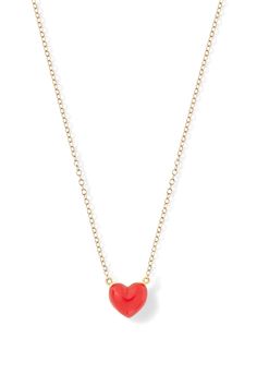 Heart Necklace - Necklaces | Alison Lou Yellow Gold Heart Necklace, Alison Lou, Stack Ring, Gold Heart Necklace, More Love, Beautiful Heart, Diamond Pendant Necklace, Gorgeous Jewelry, Gold Heart