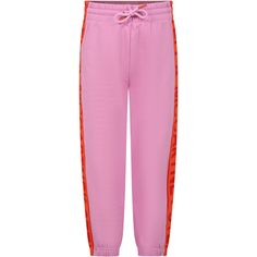 Color: Pink Pink trousers in cotton fleece, with elasticated waist, drawstring and side pockets. They are decorated with logoed orange side bands. 80% Cotton, 20% Polyester Trousers For Girls, Pink Trousers, Kenzo Kids, Stella Mccartney Kids, Pink Pink, Cotton Fleece, Luxury Retail, Kids Wear, Luxury Boutique