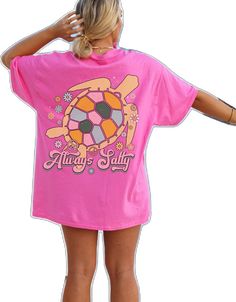 Cute Pink Beach T-shirt, Cute Beach Vacation Shirt, Cute Beach Season Vacation Shirt, Cute Shirt For Beach Vacation, Cute Vacation Shirt For Beach Season, Cute Summer Beach Shirt, Cute Beach Season Shirt, Cute Pink T-shirt For Beach Season, Cute Beach Shirt For Summer