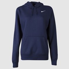 Nike Women's Hoodie Sweatshirt New With Tags All Have Some Type Of Smudge From Warehouse That Should Come Out When Washed. See Last Pic. Size: M Color: Navy For Comfort And Style. Made With Soft Fleece For Maximum Warmth With Minimal Bulk. Enjoy Daily Shipping Of Your Purchases! Shop My Closet For More Amazing Deals! Bundle And Instantly Save On Three Or More Items. Pet Free, Smoke-Free Environment. We Ship Every Day! 240708 Mon/Mar Y12-3 Ab#1 Nike Hoodies For Women, Black Sweatshirt Women, White Nike Hoodie, Nike Crew Neck, Nike Crewneck, Nike Sweater, Half Zip Sweatshirt, Nike Sweatshirts, Womens Workout Outfits