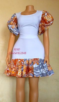 Vitambaa Dresses Designs, Boba Model En Pagne, Vitambaa Fashion, Latest Long Dresses, Fancy Short Dresses, Classy Short Dresses, Modest Dresses Fashion, African Fabric Dress, 2piece Outfits