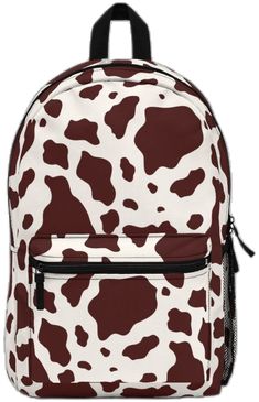 Cow Print Backpack, Cow Print Bag, Brown Cow Print, Cow Decor, Brown Cow, Great Hairstyles, Cute Animal Photos, Daytona Beach, Girls Bags