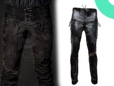 Embody the fearless Viking warrior spirit with these rugged and sophisticated Handmade Ragnar Viking Pants, crafted with precision and attention to detail. Material Options: - 100% Genuine Leather: Premium, high-quality leather that exudes luxury and durability Features: - Expertly handcrafted by our skilled artisans - 100% Original and Unique design pants - Viscose lining for added comfort and durability - Laces closure for a secure and adjustable fit - Intricate details and textures, evoking t Viking Pants, Viking Ragnar, Vikings Halloween, Norse Warrior, Warrior Costume, Warrior Spirit, Viking History, Ragnar Lothbrok, Viking Warrior