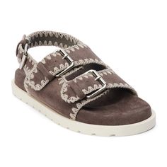 Featuring a chic buckle and intricate stitch details, these charcoal vegan sandals are the perfect blend of style and good conscience. Walk the talk! Shop Now! Padded Sandals, Vegan Sandals, Athletic Sandals, Sandals Casual, Faux Suede Fabric, Footbed Sandals, Beach Inspired, Woman Beach, Girl Shoes