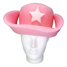 "Get this Awesome Cowgirl Hat Today! This Cowgirl Hat will definitely make you stand out at your next Party, Wedding, Corporate Event, Birthday, Quinceanera, or Halloween Party! Product Details: ✓Made in the USA ✓Handmade ✓High Quality Foam ✓One Size Fits Most ✓Customizable to your preferences \"This is where your party starts\". Give your next party a new life and rediscover your youth with Foam Party Hats. Foam Party Hats Guarantee At Foam Party Hats we believe our hats help bring a new joy an Egyptian Headpiece, Hats Cowgirl, Foam Party, Cowgirl Bachelorette, Cowgirl Dresses, Novelty Hats, Wig Party, Cowgirl Costume, Pink Cowgirl