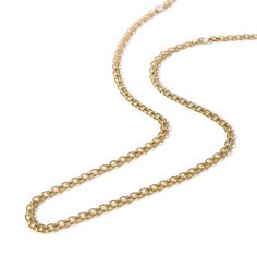 Gold Coin Medallion Long Necklace, Dainty Gold Necklace – AMYO Jewelry