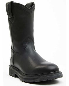 Top Selling Boots - Sheplers Western Style Black Boots For Outdoor Work, Western Style Black Waterproof Boots For Outdoor, Western Black Waterproof Boots For Outdoor, Black Western Waterproof Boots For Outdoor, Sturdy Black Leather Work Boots, Black Western Waterproof Boots With Reinforced Toe, Black Moc Toe Safety Boots, Black Snip Toe Safety Boots, Black Outdoor Work Boots With Goodyear Welt Construction