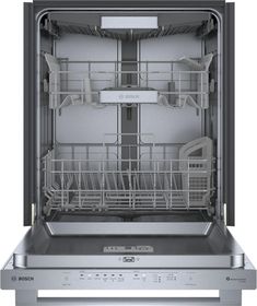 an empty dishwasher with the door open