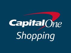 capital one shopping logo on a blue background