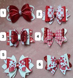 4 to 4.5 inch bow on alligator clip Valentine or Love faux leather bows and Valentine accessory.  Thank you for visiting! When you shop my small business, you are helping a stay-at-home mom help support her family. Your business is appreciated! ❤️ Valentine Basket, Woman Costumes, Faux Leather Bows, Valentines Accessories, Holiday Hair Bows, Bow Diy, Valentine Hair, Valentine Baskets, Holiday Hair