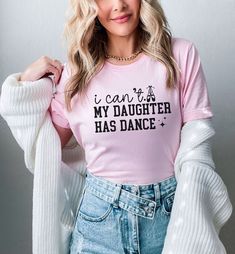 "Our dance mom t-shirt is the perfect gift for any proud Dance Mom! Made with soft and comfortable fabric, this shirt is perfect for long days of dance classes. The bold design is sure to make a statement, showing off your support for your talented dancer. It also makes a great gift for any dance mom who is always on the go! ♡STYLE Say hello to your new favorite t-shirt! All of our shirts are made with the highest quality materials and are super soft and cozy! Bella and Canvas Brand Shirts Solid Dance Mom Gifts, Dance Mom Shirt, Dance Mom Shirts, Competition Dance, Dance Shirt, Mom Tshirt, Dance Mom, Dance Classes, Dance Shirts