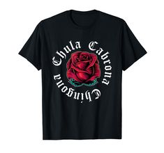 PRICES MAY VARY. If you are a Mexican woman or have Mexican heritage and roots then you will love this Chingona Shirt celebrating hispanic and latina culture. These cool Mexican womens chingona t-shirts and products feature the text 'Chula Cabrona Chingona' around a cool Mexican skull and are perfect for chingonas, chulas and chicanas born in Mexico who are proud to celebrate latina power. Lightweight, Classic fit, Double-needle sleeve and bottom hem Chingona Shirt, Latina Culture, Latina Power, Mexican Skull, Mexican Heritage, Mexican Skulls, Irish Saints, Mexican Women, Jordan Shoes Retro