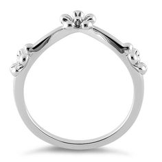 Top of ring height: 11mm

Band width: 1.5mm

Shank width: 1.4mm



Metal: 925 sterling silver

Plating: rhodium plated

Finish: high polish Promise Stackable Rings In White Gold And Sterling Silver, 14k White Gold Silver Stackable Rings With Polished Finish, Silver Sterling Flower Ring For Promise Occasion, Silver Stainless Steel Diamond Promise Ring, White Gold Stackable Rings With Polished Finish For Promise, Adjustable White Gold Sterling Silver Flower Ring, White Gold Flower Promise Ring Fine Jewelry, White Gold Flower Promise Ring, Silver Sterling Silver Flower Ring With Polished Finish