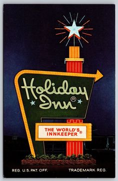 an advertisement for the holiday sun hotel and casino in las vegas, nv is shown