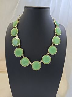 Add a touch of bohemian elegance to your outfit with this statement collar necklace. The faceted green acrylic pendant with round shape and cable chain type is the perfect combination for a unique look. The lobster closure and adjustable length make it suitable for any occasion and the bezel setting style adds a touch of sophistication. This vintage-inspired piece with a modern twist is a must-have for any fashion jewelry collection. Uv blacklight Reactive glow Acrylic Pendant, Statement Collar, Statement Collar Necklace, Uv Reactive, Collar Necklace, Bezel Setting, Cable Chain, Round Shape, Jewelry Necklace Pendant