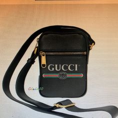 Brand New Unisex Gucci Cross Body. Excellent Condition. Barely Used. With Dust Bag. Black Gucci Logo. Messenger Bag. Gucci Rectangular Bag With Embroidered Logo, Gucci Designer Bag With Embroidered Logo, Designer Gucci Bag With Embroidered Logo, Designer Gucci Shoulder Bag With Logo, Designer Shoulder Bag With Embroidered Logo For Travel, Gucci Black Crossbody Shoulder Bag, Black Gucci Crossbody Shoulder Bag, Luxury Embroidered Logo Crossbody Bag, Black Business Bag With Logo Plaque