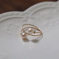 Product Details Process: 14K gold-filled Material: Natural Pearl (5.5-6mm) Size: ring height 1.3cm Weight: about 1g Real Pearl Jewellery, Gold Wrap Ring, Gold Wrap, Wrap Ring, Natural Pearl, Unique Gemstones, 925 Silver Jewelry, Swarovski Pearls, Wrap Rings