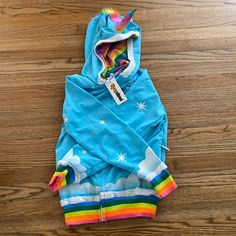 Tipsy Elves, Light, Blue, Unicorn, Rainbow, Extra Small, Women’s Sweatshirt, Hoodie, Xs, This Would Make An Easy And Quick Halloween Costume, Pride Sweatshirt. Brand New With Tags Mark Looks Like It’ll Wash Out. Please See Photos For Details. Cosplay Rave Hoodie, Quick Halloween Costumes, Unicorn Hoodie, Blue Unicorn, Tipsy Elves, Small Women, Unicorn Rainbow, Sweatshirt Hoodie, Halloween Costume