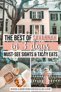 the best savannah in 3 days must see sights and tasty eats featured by caryonchronicles com