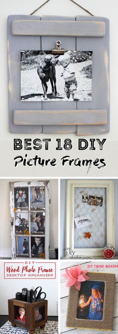 the best diy picture frames