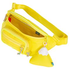 Yellow Fanny Pack Sling – Mokuyobi School Nylon Belt Bag With Zipper Pocket, Nylon Crossbody Belt Bag For School, Nylon Belt Bag With Adjustable Strap For School, Cool Fanny Packs, Hug You, Cross Body Bag, The Cross, Paracord, You've Been