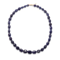 Blue Sapphire ombre necklace with gold bead for all year round. Wear on its own or layer with all your favorite necklaces. Sapphire 14 Karat Gold 16 to 17 inches Handmade in NYC Blue Faceted Oval Beads Jewelry, Blue Oval Faceted Necklace, Blue Oval Faceted Necklaces, Elegant Blue Hand-strung Beaded Necklaces, Elegant Hand-strung Blue Beaded Necklaces, Blue Single Strand Necklace With Oval Beads, Blue Oval Necklace With Faceted Beads, Oval Blue Necklaces With Faceted Beads, Blue Oval Necklaces With Faceted Beads