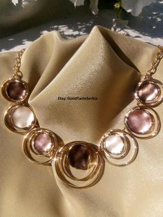 THE OTHER ITEMS IN MY SHOP: https://www.etsy.com/shop/GoodTasteSerbia?ref=profile_shopname PLEASE CHECK IMAGES & TEXT CAREFULLY BEFORE BUYING ! Please contact me before buying ! Jewelry Set: Necklace and Earrings Meterial: Metal Primary color: Brown, Beige Secondary color: Gold Necklace: Pendant Height: 4 cm ( 1.57 Inches ) Length: 47 cm ( 18.50 Inches ) Earrings: Height: 3.5 cm ( 1.37 Inches ) Width: 2.3 cm ( 0.90 Inches ) Payment : I accept PayPal payments only. Shipping : The package will be shipped from Serbia within 3-5 business days after the payment is clear. All orders are shipped by Registered mail. You will be informed the tracking number. You will be able to follow your orders on web by tracking number provided. Deliveries take approximately 2 weeks to Europe, 2-4 weeks for USA Luxury Traditional Bronze Necklace, Gold Statement Jewelry, Bold Necklace, Necklace And Earrings Set, Set Necklace, Chunky Necklace, Necklace And Earrings, Brown Beige, Buying Jewelry