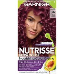 Garnier Nutrisse Ultra Color Pelo Color Borgoña, Marachino Cherries, Color Conditioner, Hair Color Formulas, Temporary Hair Color, Permanent Hair Dye, Hair Color Purple, Skin Allergies