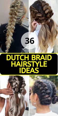 Fake Dutch Braid Hair Tutorials, Half Up Dutch Braid, Easy Dutch Braid, Dutch Braid Hairstyle, Braid Hairstyle Ideas, Dutch Braid Styles, Unique Braids, Dutch Braid Hairstyles, Curly Hair Braids