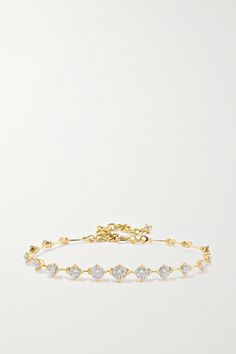 FERNANDO JORGE Sequence 18-karat gold diamond bracelet Gold Diamond Bracelet, Bracelets Gold Diamond, Vs Diamond, Fine Jewelry Bracelets, Hand Cast, Gold Gold, Net A Porter, Womens Jewelry Bracelets, Jewellery And Watches