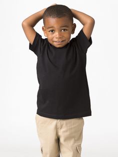 21005 - Toddler Short Sleeve Fine Jersey Tee – Los Angeles Apparel Los Angeles Apparel, Plain White T Shirt, Older Style, Older Fashion, Clothing Mockup, Sweaters And Leggings, Black Kids, Jersey Tee, Fashion Tees