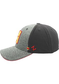 Pull on this Pitt State Gorillas 1st and Goal Black Flex Hat just in time for the game! This Pitt State Gorillas Flex Hat features a front embroidered team logo. Zephyr 1st and Goal Flex Hat, Front embroidered team logo, Matching heather grey front crown and visor, Front visor team stripe accent on sides, Contrast black side and back panels, Polyester, Wipe clean with cloth or cleaning kit, 4 Gray Snapback Fitted Hat For Sports, Black Six-panel Snapback Hat For Fans, Gray Baseball Cap Snapback For Sports Events, Gray Snapback Baseball Cap For Sports Events, Black Fitted Hat With Curved Visor For Sports, Black Six-panel Baseball Cap For Fan Gear, Gray Curved Brim Baseball Cap For Sports Events, Black Sports Visor Fitted Hat, Gray Snapback Hat For Sports