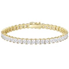 PRICES MAY VARY. 【5A CZ STONES】 Princess cut AAAAA cubic zirconia. Polished 14kt yellow/white gold over S925 sterling silver. 【SAFETY CLASP-4 PRONG SETTING】 Double hook snap fit with one safety clasp. Blends seamlessly into the design. Sturdy for wear, easy to use. And the tennis bracelet sets in 4 prong-setting to prevent the cz stones fall off. 【HYPOALLERGENIC】 Cubic Zirconia set in Lead-free, Eco-friend and hypoallergenic setting. This stunning bracelet is then Gold Plated to ensure a long-la Bracelet Sets, Wedding Bridal Jewellery, Square Diamond, Tennis Bracelet, Cz Stone, Bridal Wedding, Princess Cut, Womens Jewelry Bracelets, Bracelet Set