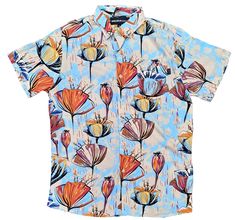 Due to popular demand, Molokai short sleeve shirts are now being sold on Etsy! These button down shirts are good for any occasion and can be worn on a casual day or a night out with friends. Shirt includes a chest pocket with a 2 button collar and 7 front buttons. Shirts can be easily machine washed. Will ship immediately once the order is placed. Be sure to check out our other items for men including sleeveless plaid shirts, swim trunks, boardshorts, and more. Trendy Printed Short Sleeve Shirt, Casual Short Sleeve Shirt With Floral Print, Multicolor Hawaiian Shirt For Spring, Fitted Short Sleeve Camp Shirt For Spring, Multicolor Hawaiian Shirt With Button Closure, Casual Multicolor Short Sleeve Hawaiian Shirt, Spring Multicolor Short Sleeve Camp Shirt, Trendy Multicolor Short Sleeve Camp Shirt, Trendy Relaxed Fit Hawaiian Shirt With Short Sleeves