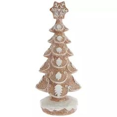 a glass christmas tree ornament on a white background