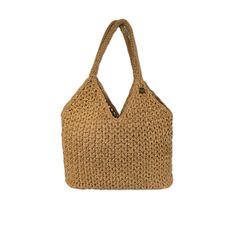 This bag is made of raffia threads using a carefully hand-crocheted technique. It is made using natural and eco-friendly materials, making the bag an environmentally conscious option. Lightweight, durable and naturally attractive, this bag is the perfect option to complete your style during the summer months. Handcrafted Crochet Raffia Material: The bag is made of high quality raffia threads, carefully knitted with special handcrochet technique. This material increases the durability and natural appeal of the bag. Knitted Handle: The bag is completed with a knitted handle. This handle makes the bag easy to carry and also offers a natural and rustic look. Lightweight and Durable: The lightweight structure of the raffia material allows the bag to be carried easily for daily use. At the same Summer Beige Crochet Bag Made Of Yarn, Summer Handwoven Crochet Bag Made Of Yarn, Eco-friendly Handwoven Hobo Bag For Vacation, Eco-friendly Jute Hobo Bag For Summer, Eco-friendly Beige Hobo Bag For Vacation, Beige Woven Hobo Bag For Vacation, Eco-friendly Handwoven Natural Crochet Bag, Eco-friendly Woven Beige Straw Bag, Natural Open Weave Shoulder Bag